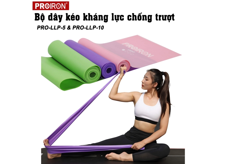 BỘ DÂY KÉO KHÁNG LỰC TẬP GYM, YOGA