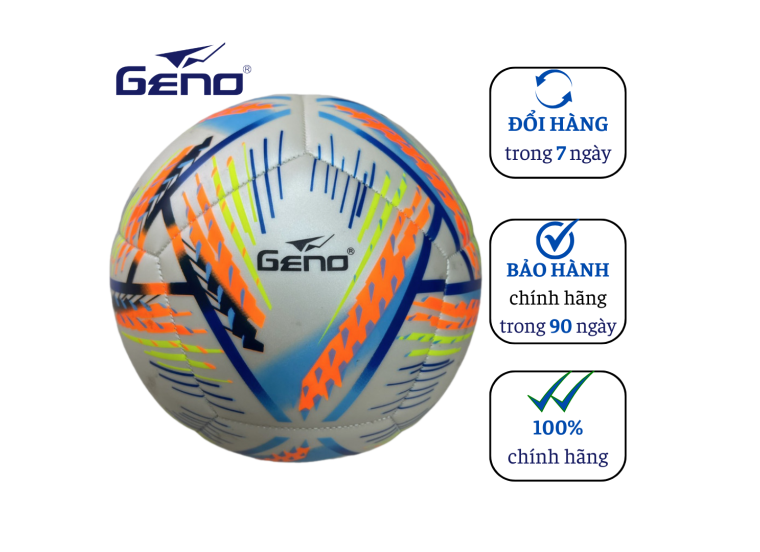 QUẢ BÓNG ĐÁ GENO WC - DA TRẮNG