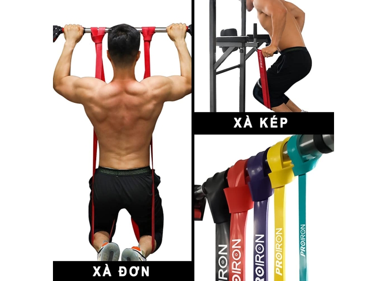 BỘ 6 DÂY ĐÀN HỒI KHÁNG LỰC TẬP YOGA, GYM