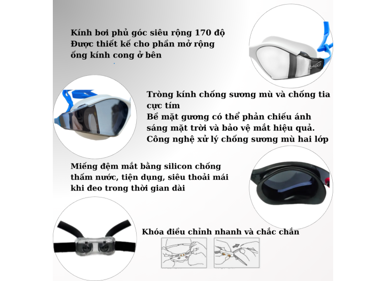 KÍNH BƠI TRÁNG GƯƠNG SAEKO- S53UV