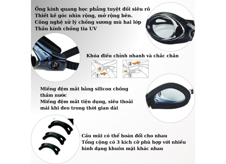 KÍNH BƠI CẬN CÓ ĐỘ SAEKO- S42AOP