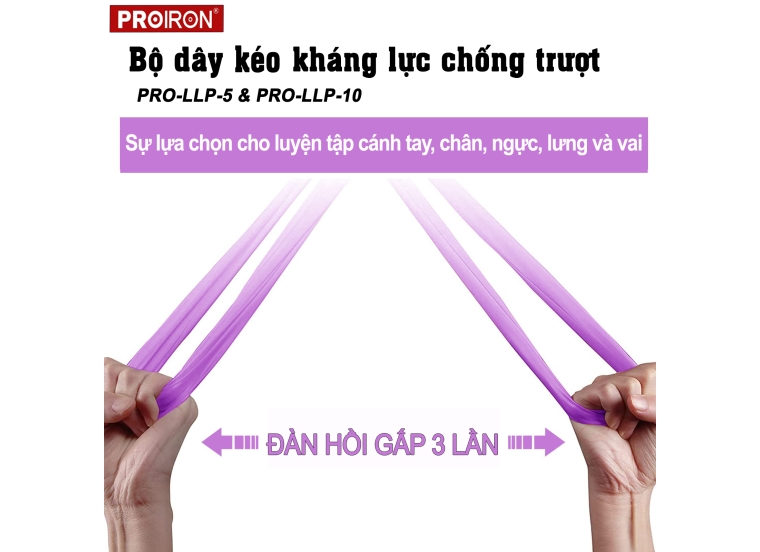 BỘ DÂY KÉO KHÁNG LỰC TẬP GYM, YOGA