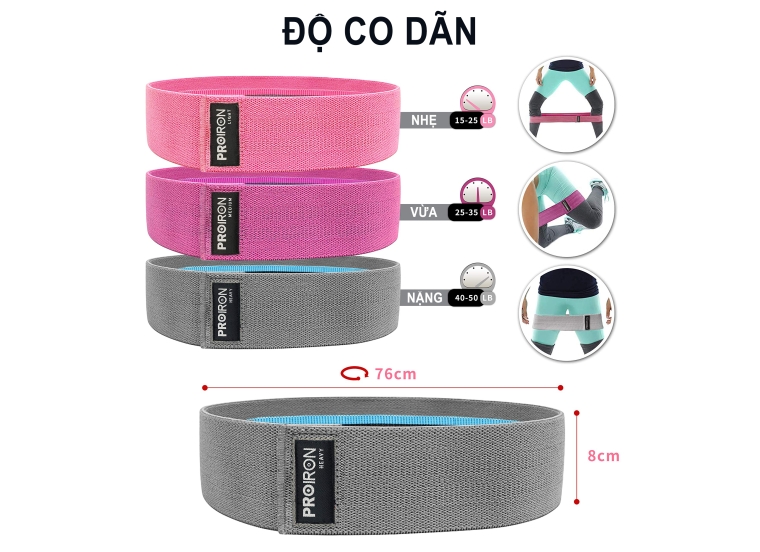 BỘ DÂY ĐÀN HỒI TẬP YOGA, GYM