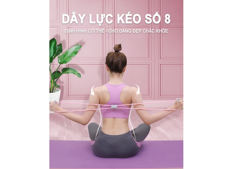 DÂY KÉO TẬP LỰC THỂ DỤC, HÌNH SỐ 8 