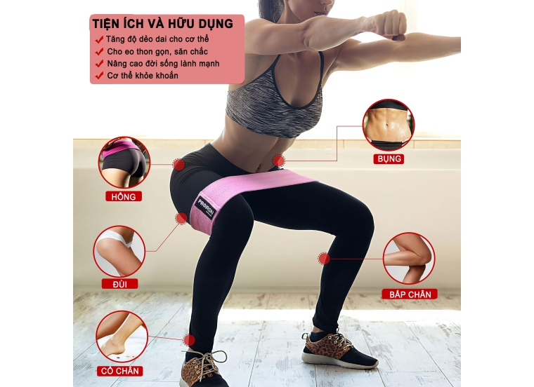BỘ DÂY ĐÀN HỒI TẬP YOGA, GYM