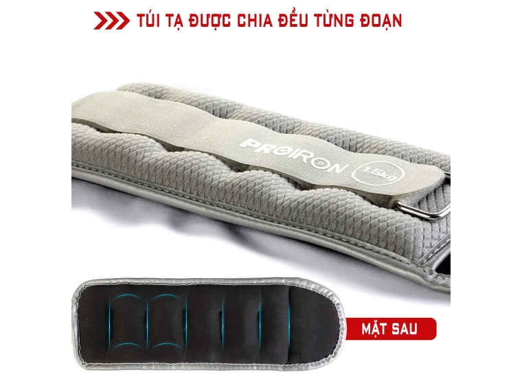 TẠ TÚI CÁT ĐEO CỔ TAY/CHÂN- 1.5KG